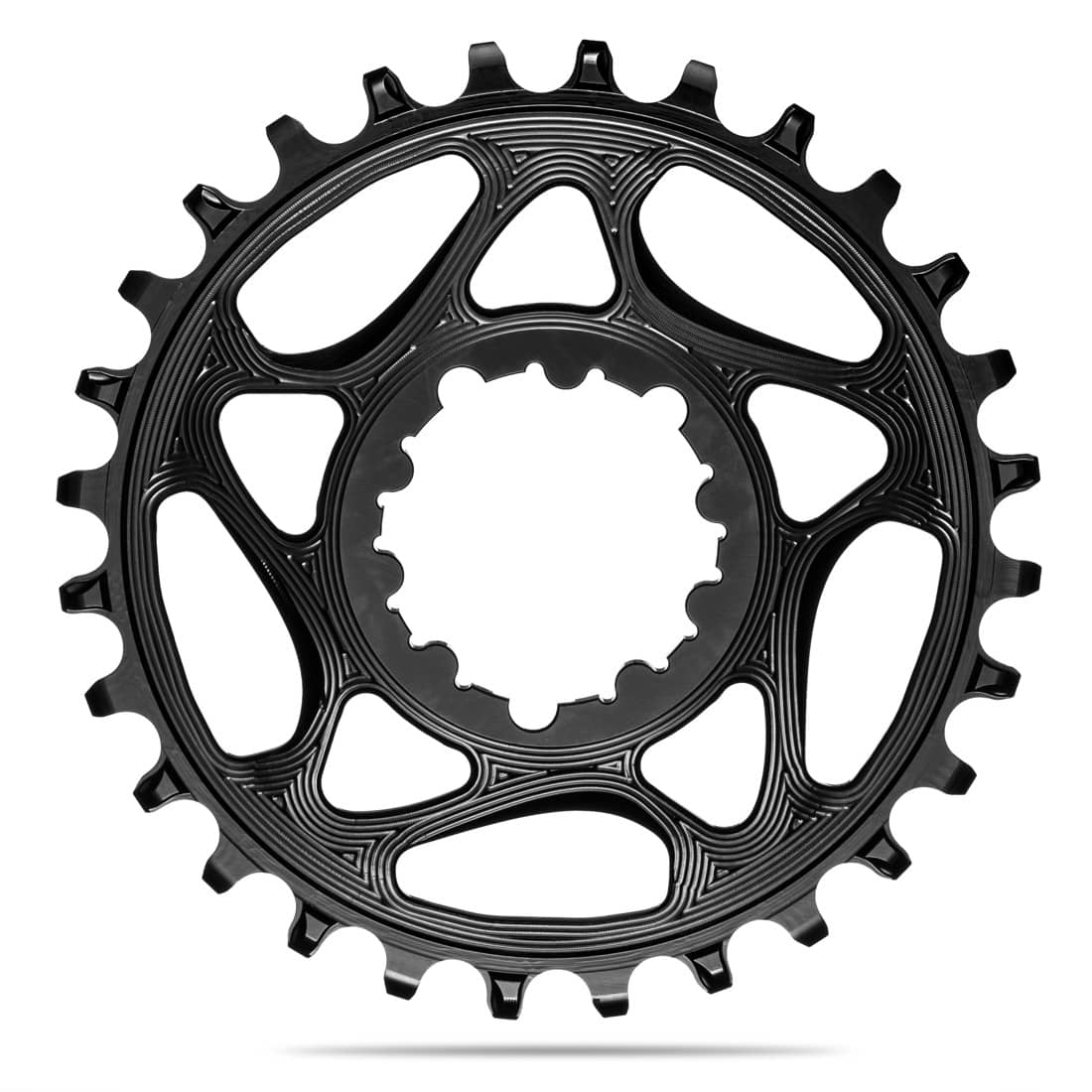 absoluteBLACK  SRAM OVAL BOOST direct mount traction chainring 1X