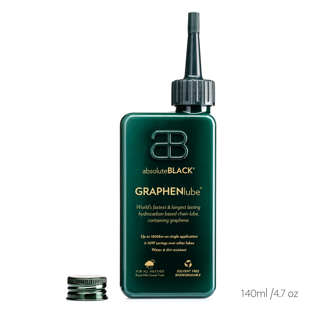 absoluteBLACK GRAPHENwax Hot Melt Chain Wax Lubricant - TopoJoes