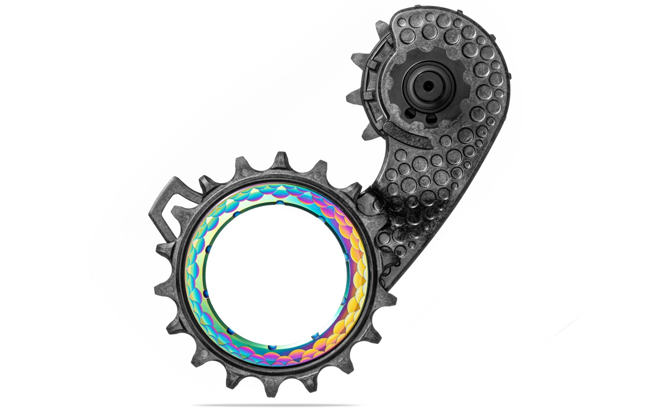 Hollowcage carbon ceramic oversized derailleur pulley cage