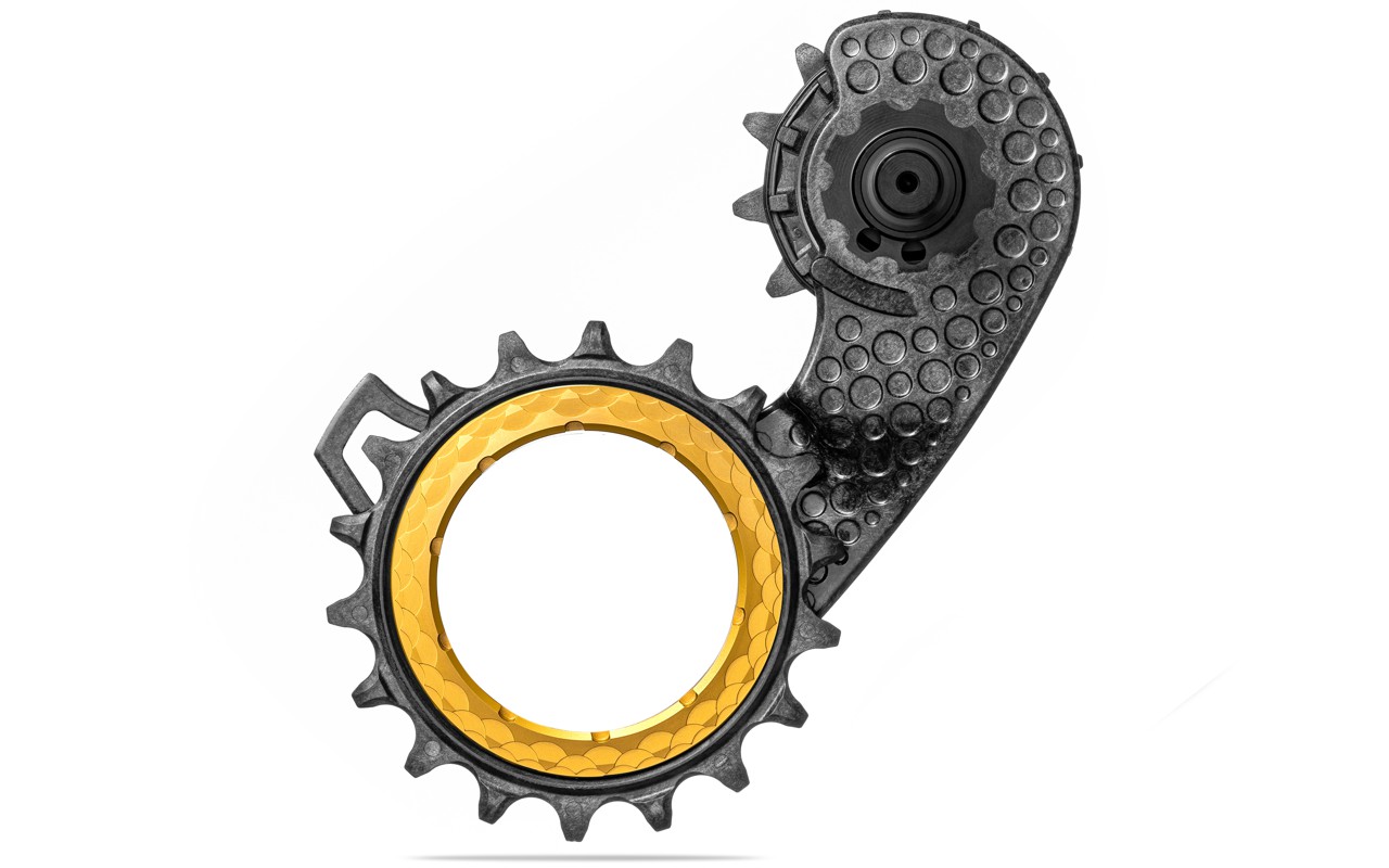 Hollowcage carbon ceramic oversized derailleur pulley cage