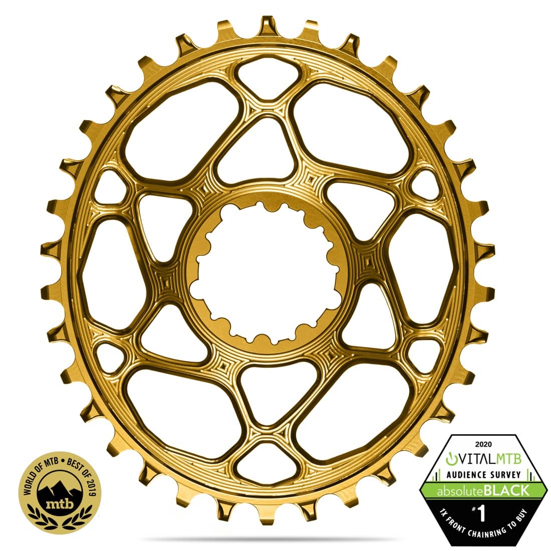 absoluteBLACK Oval traction chainring for Sram DUB cranks