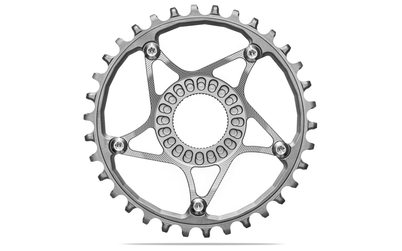 absoluteBLACK E-bike chainring spider Shimano steps 53mm