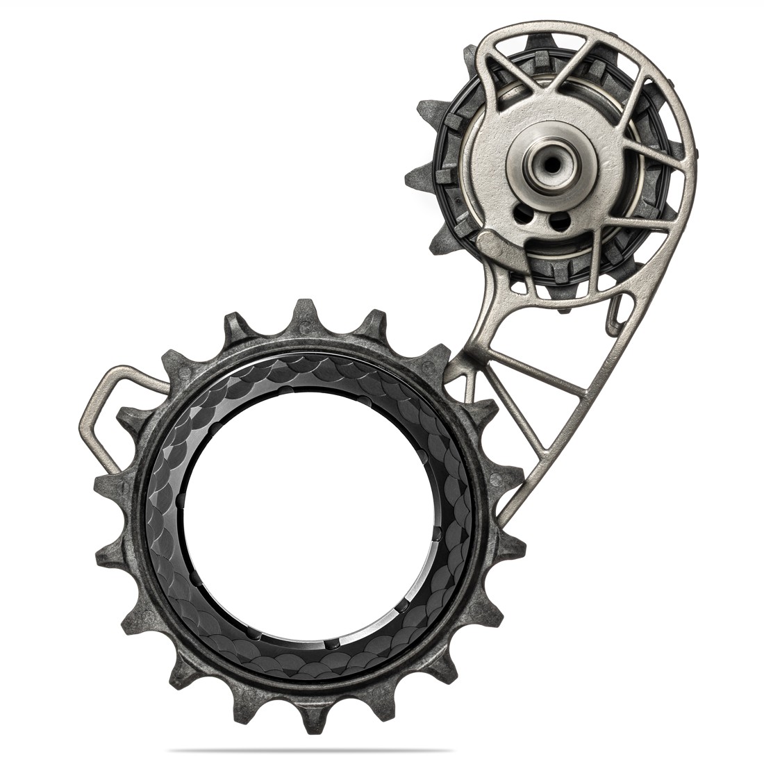 Hollowcage titanium ceramic oversized derailleur pulley cage