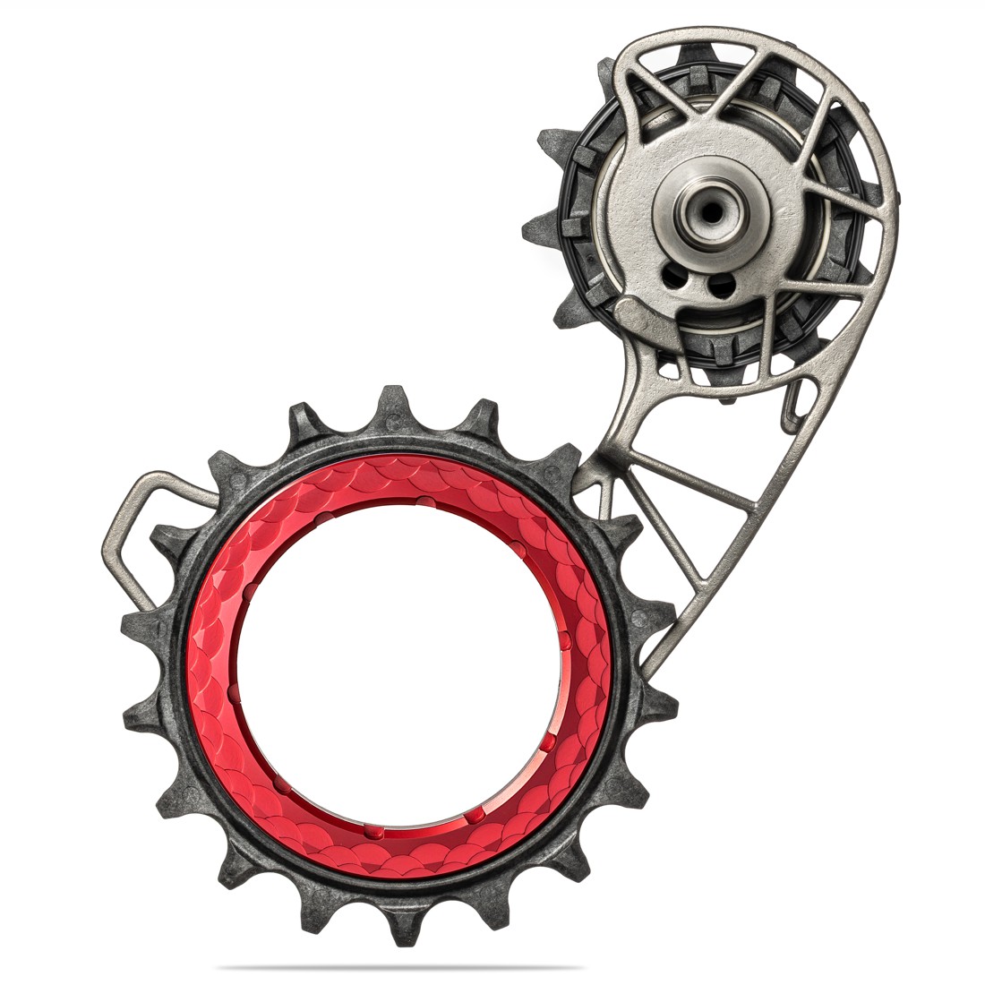 Hollowcage titanium ceramic oversized derailleur pulley cage