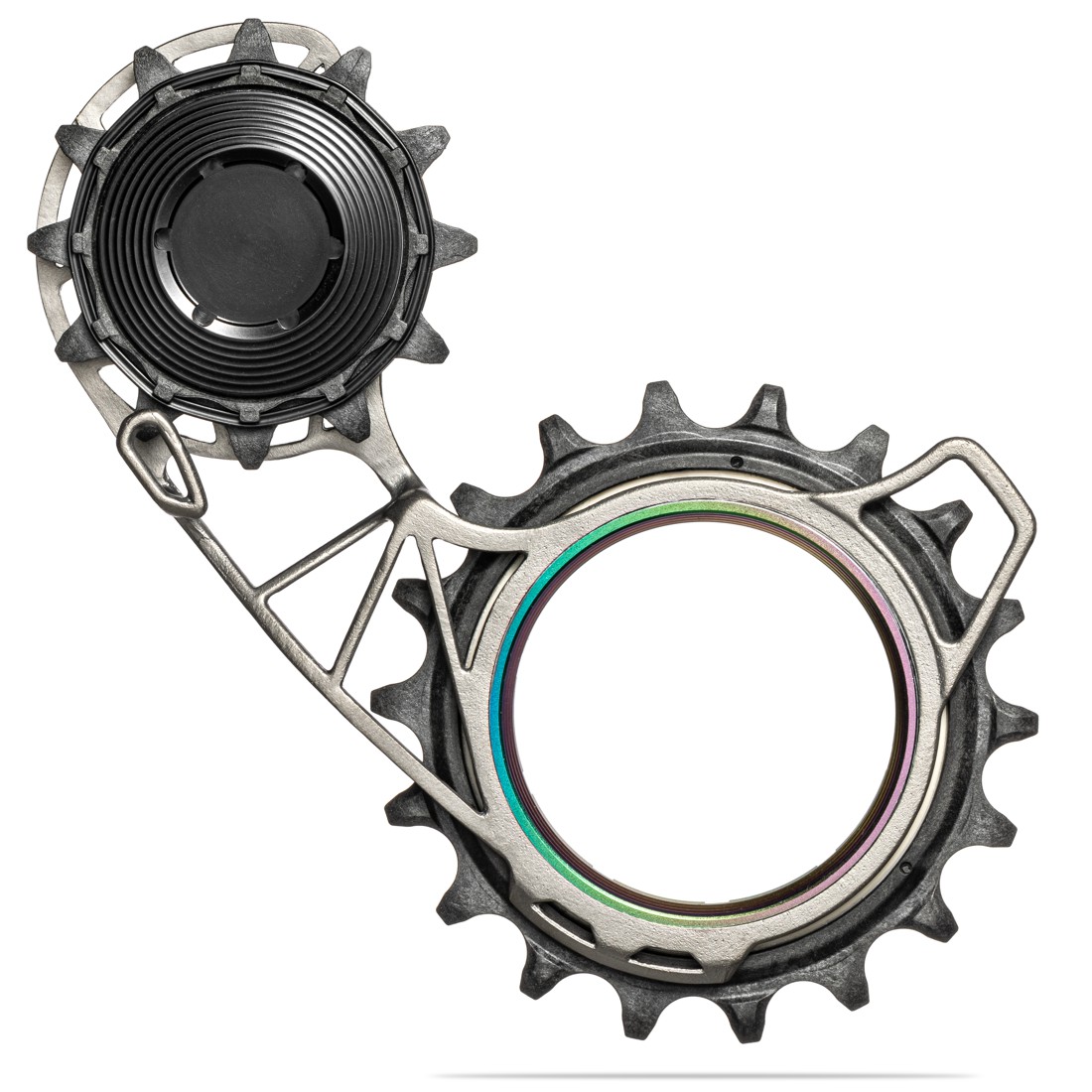 Hollowcage titanium ceramic oversized derailleur pulley cage