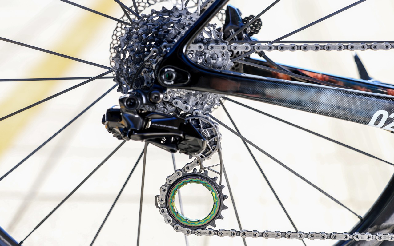 Hollowcage titanium ceramic oversized derailleur pulley cage