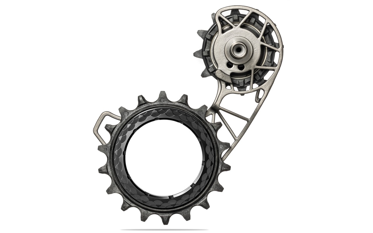 Hollowcage titanium ceramic oversized derailleur pulley cage