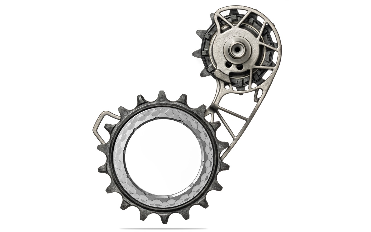 Hollowcage titanium ceramic oversized derailleur pulley cage