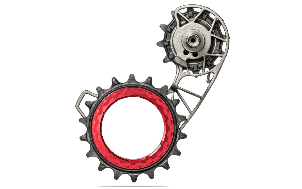 Hollowcage titanium ceramic oversized derailleur pulley cage