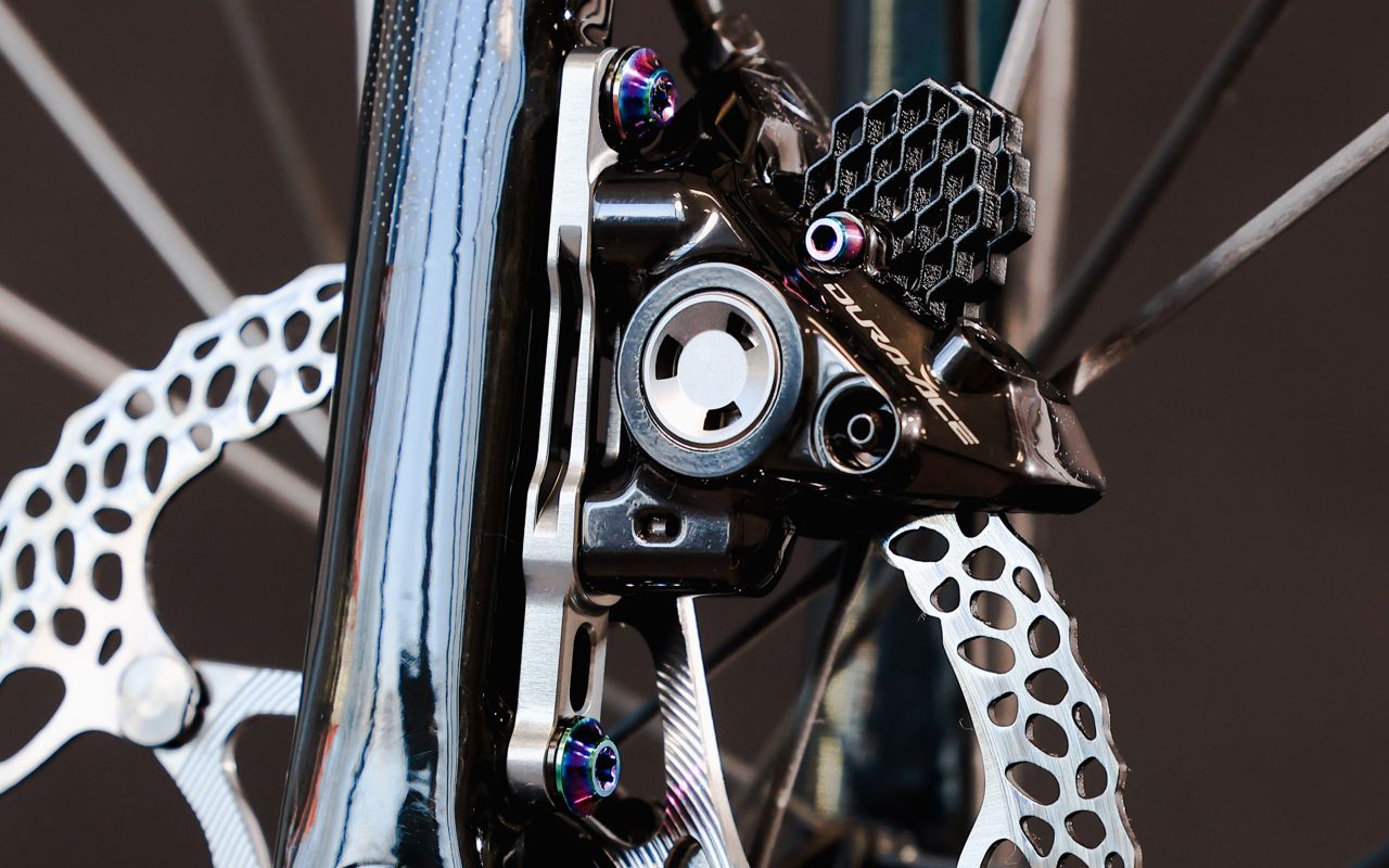 absoluteBLACK Titanium Flat Mount Caliper Bolts + Low Friction Washers