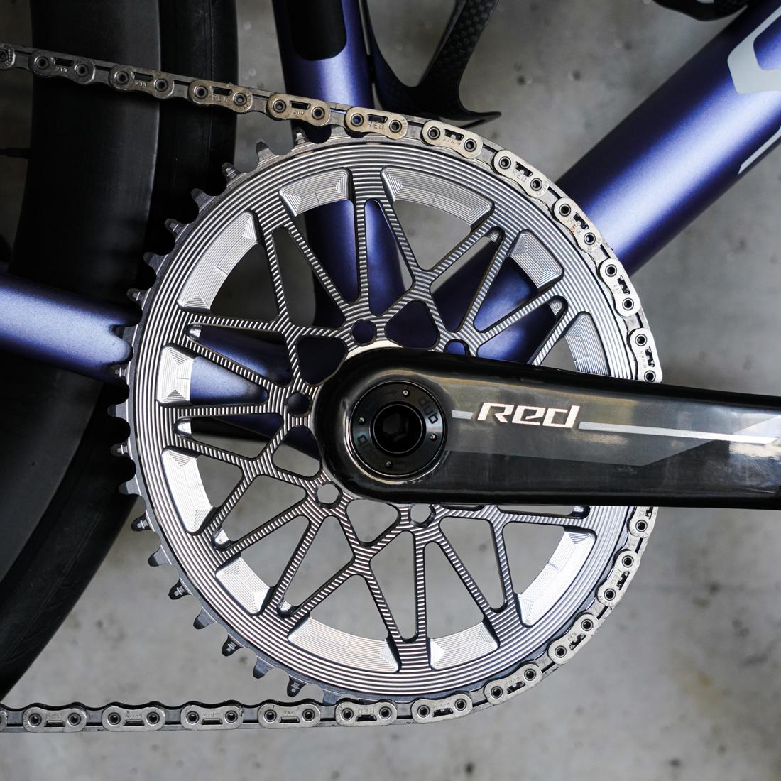 OVAL AXS chainring for SRAM Road-Gravel 8 bolt