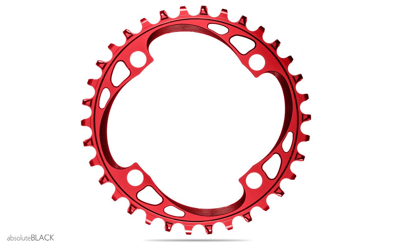 absoluteblack narrow wide chainring for 64 & 104 BCD cranks