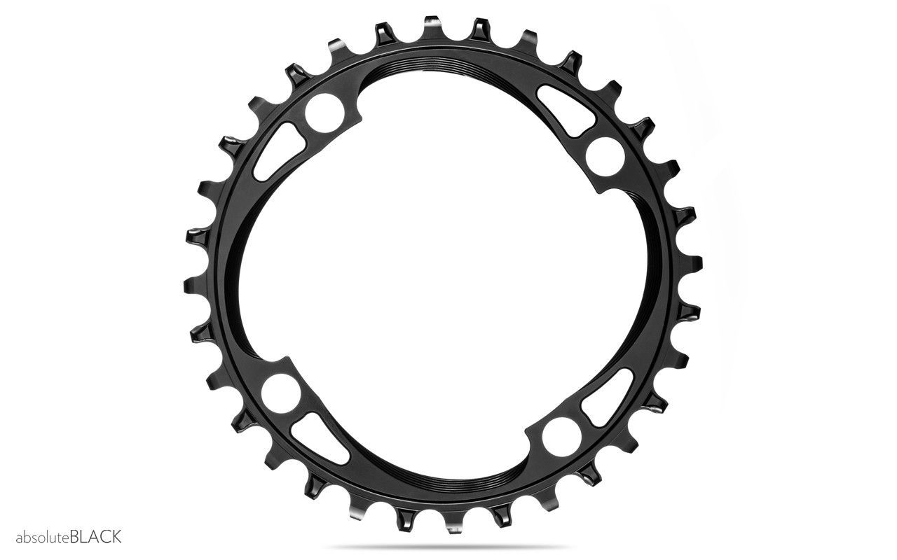 absoluteblack narrow wide chainring for 64 & 104 BCD cranks