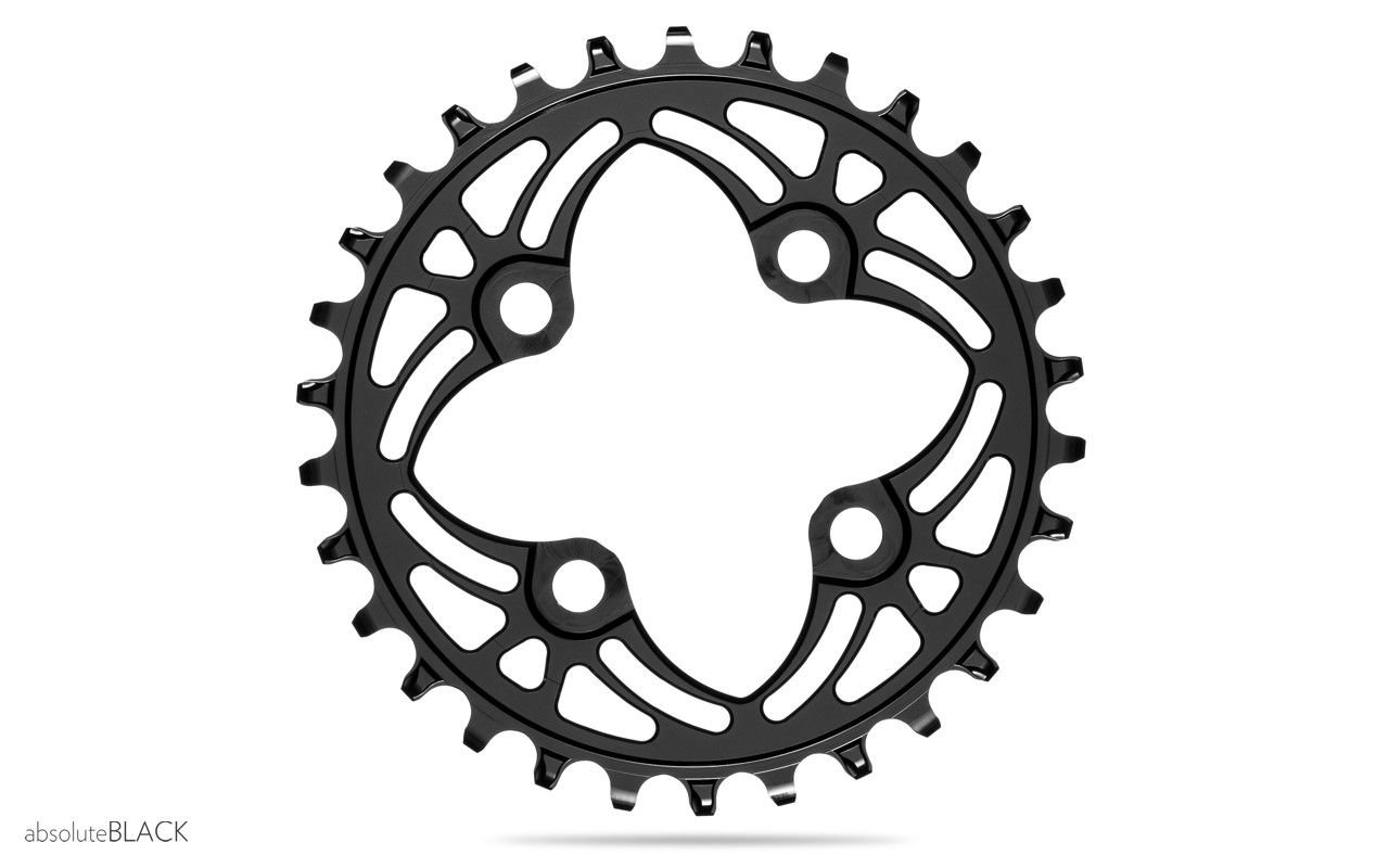 absoluteblack narrow wide chainring for 64 & 104 BCD cranks