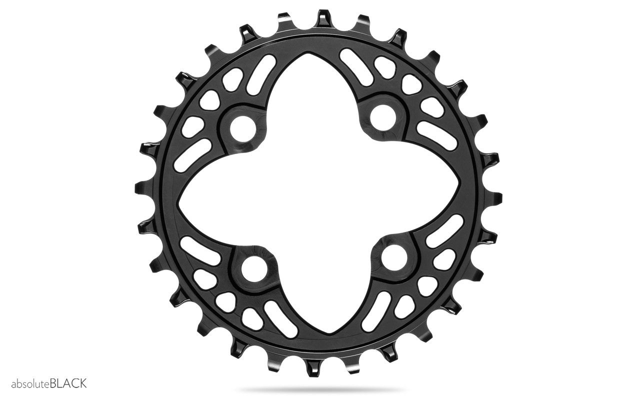 Race Face Narrow Wide Chainring: 104mm BCD 34T Black