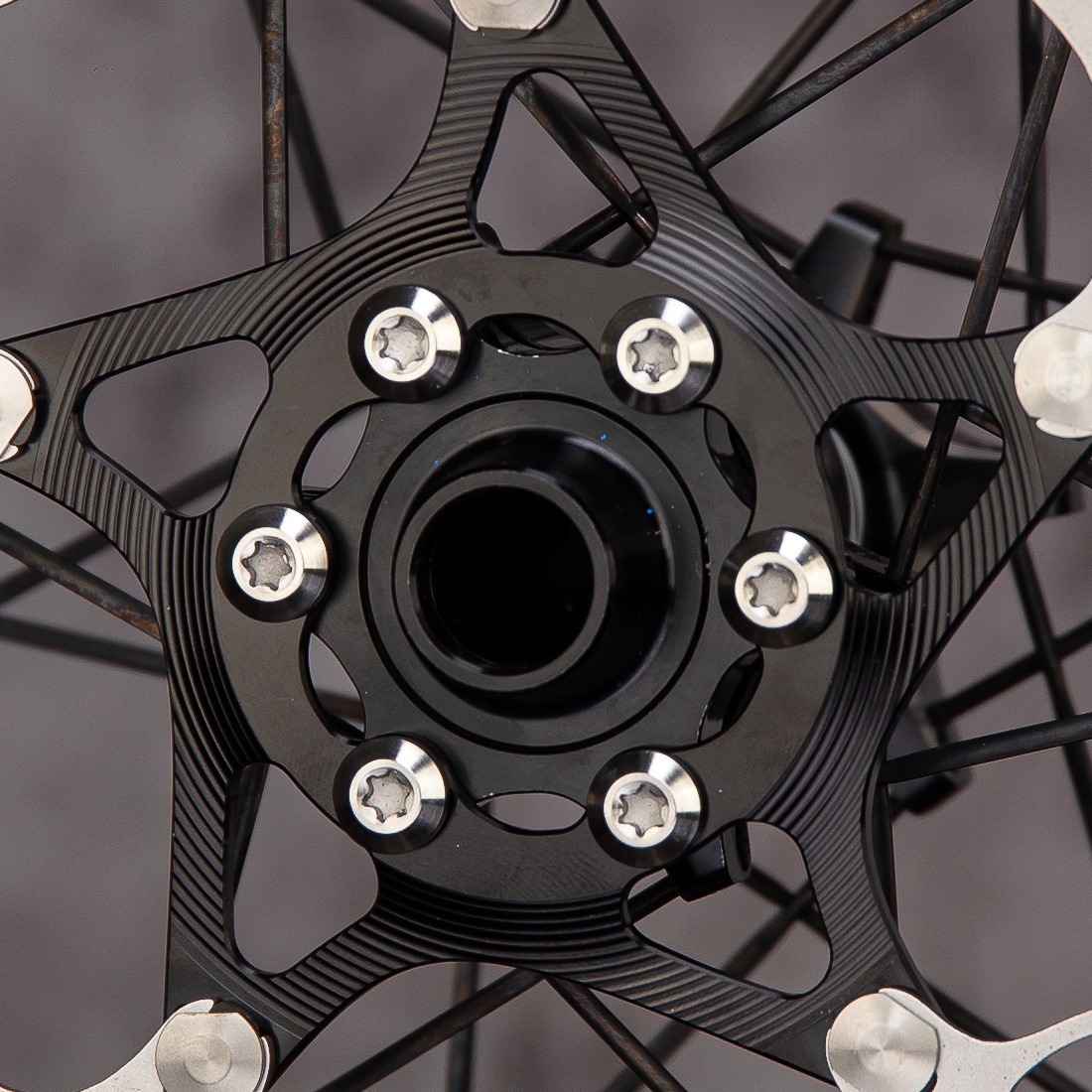 absoluteBLACK Titanium ISO disc rotor bolt kit