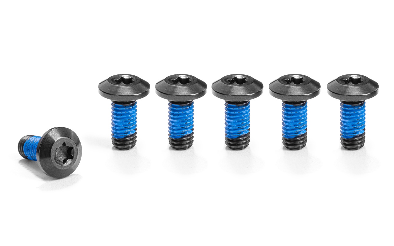 absoluteBLACK Titanium ISO disc rotor bolt kit