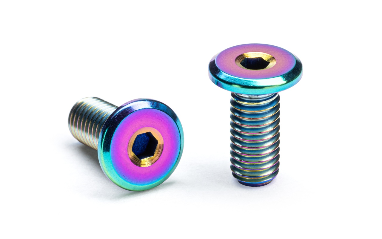 absoluteBLACK Titanium Ultra Low Profile bottle cage bolts