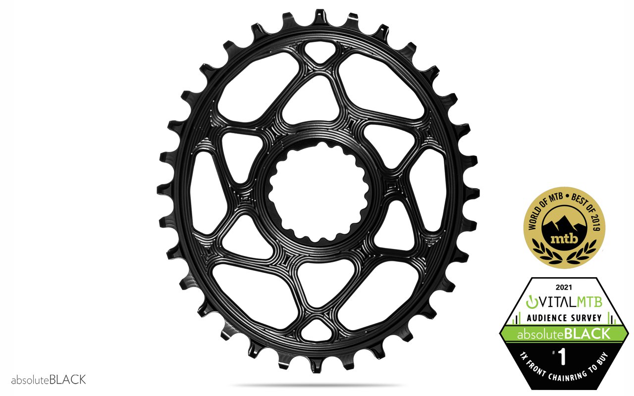 absoluteblack narrow wide direct mount oval chainring for Cannondale sisl