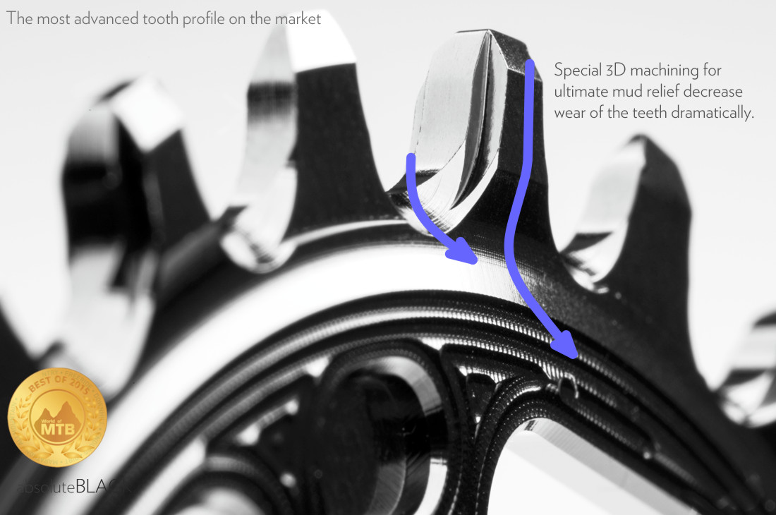 OVAL 94 BCD traction chainring for sram