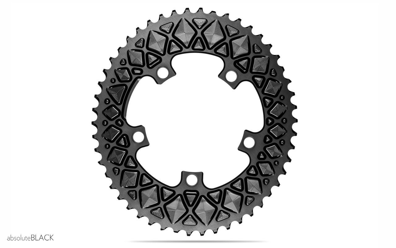 absoluteBLACK Premium Road OVAL 2x 110/5bcd chainrings
