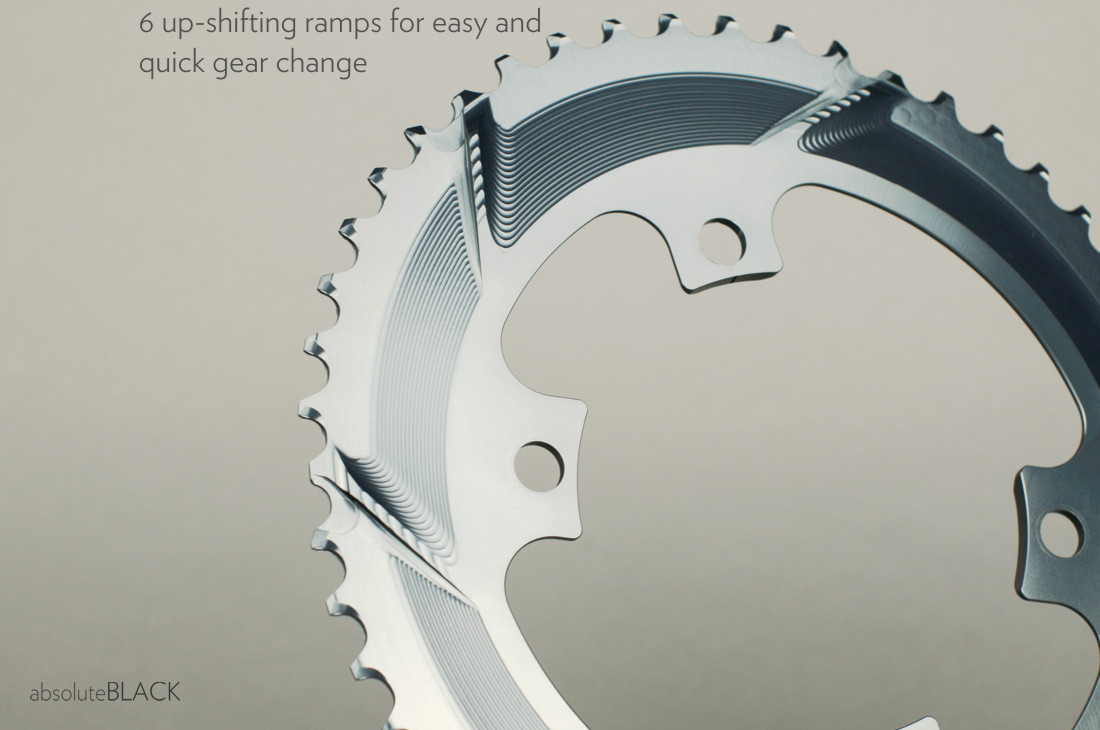 OVAL Road 110/4 bcd (Silver series chainring)