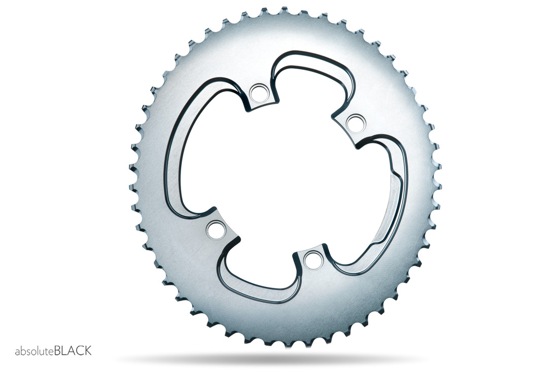 OVAL Road 110/4 bcd (Silver series chainring)