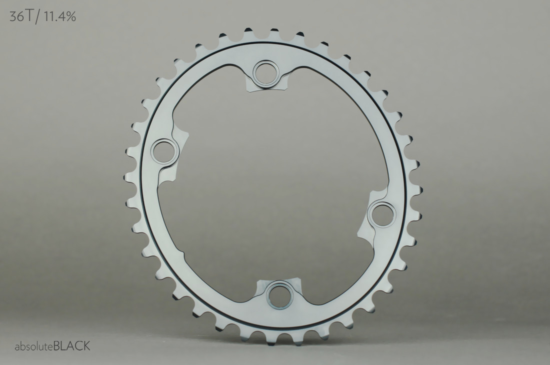 OVAL Road 110/4 bcd (Silver series chainring)