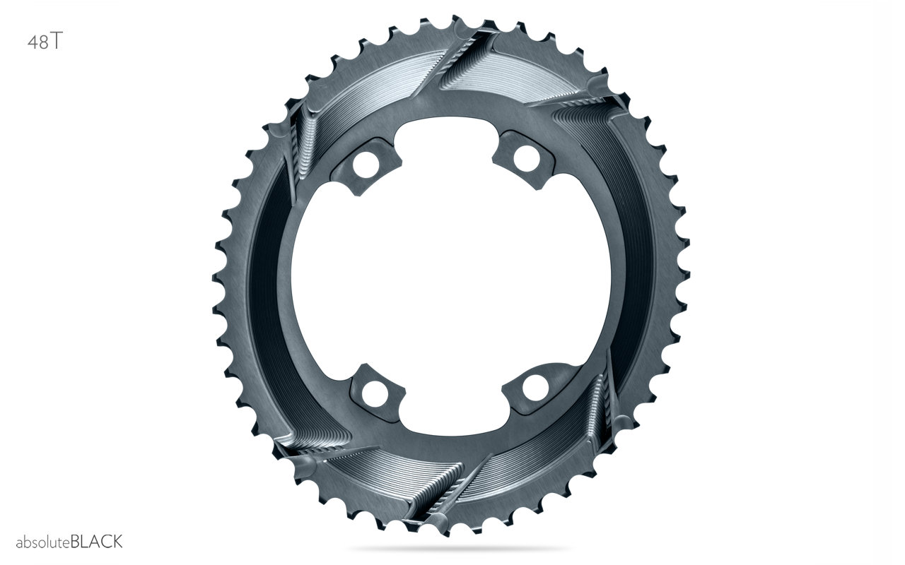 GRAVEL SUB-COMPACT OVAL 110/4, 2X chainrings 46/30T & 48/32T