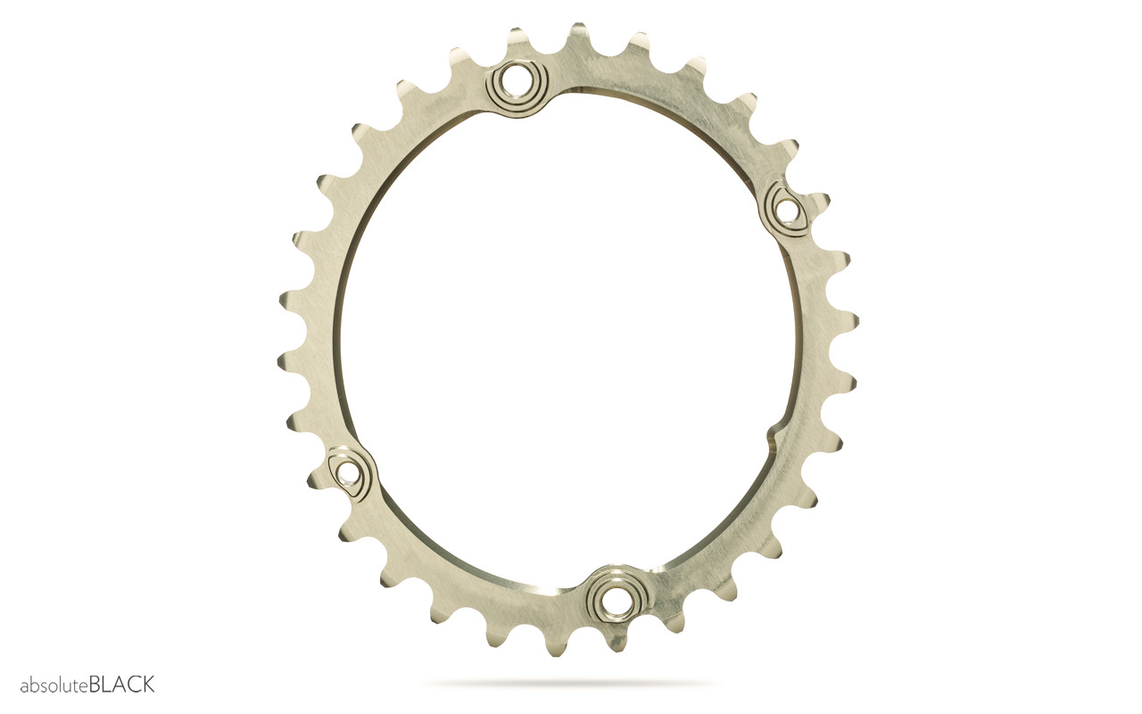 absoluteBLACK Sub Compact OVAL chainrings 110/4 46/30 & 48/32T