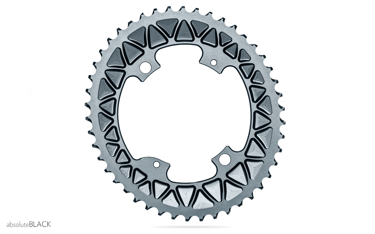 GRAVEL SUB-COMPACT OVAL 110/4, 2X chainrings 46/30T & 48/32T