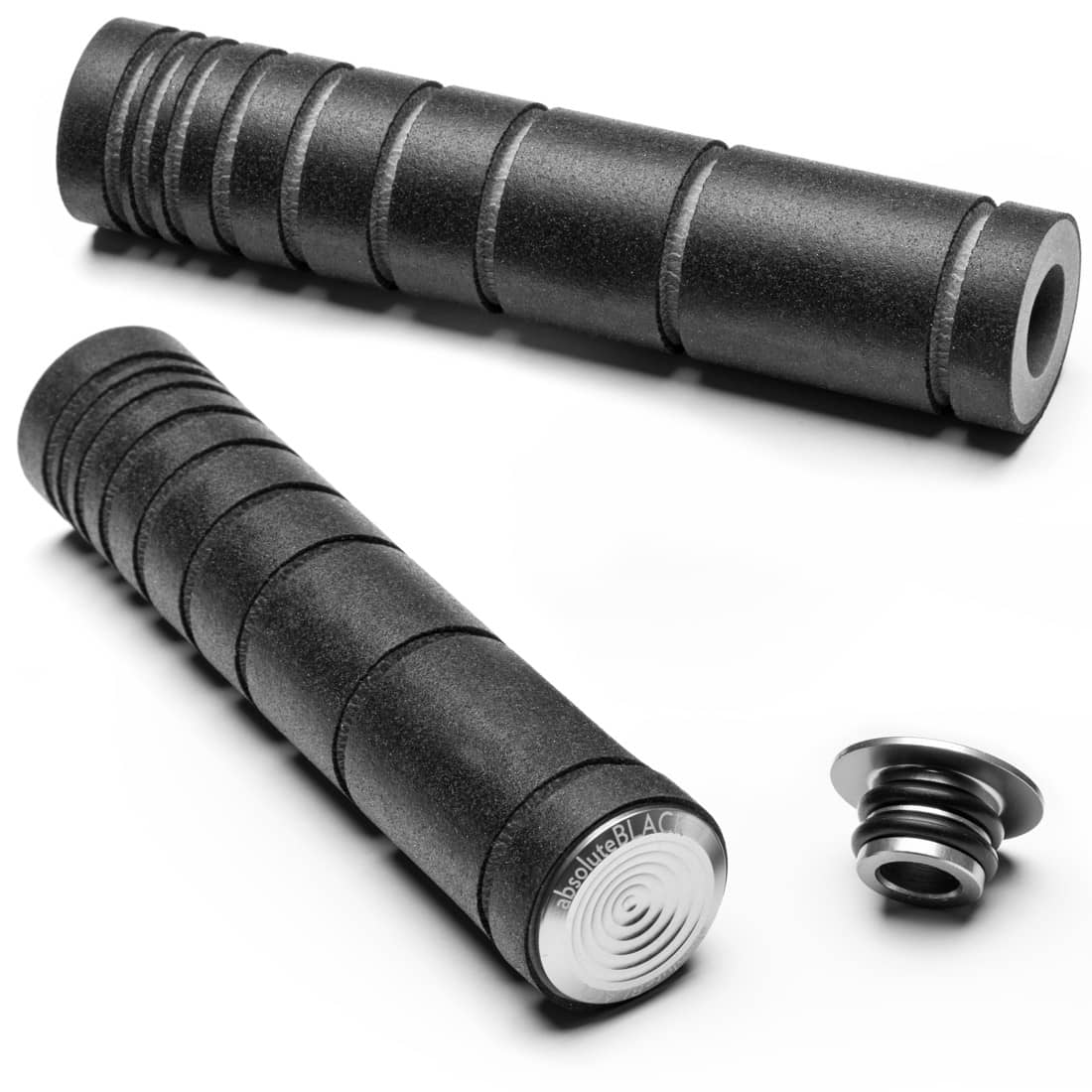 absoluteBLACK  Dual Density Structured MTB SILICONE GRIPS