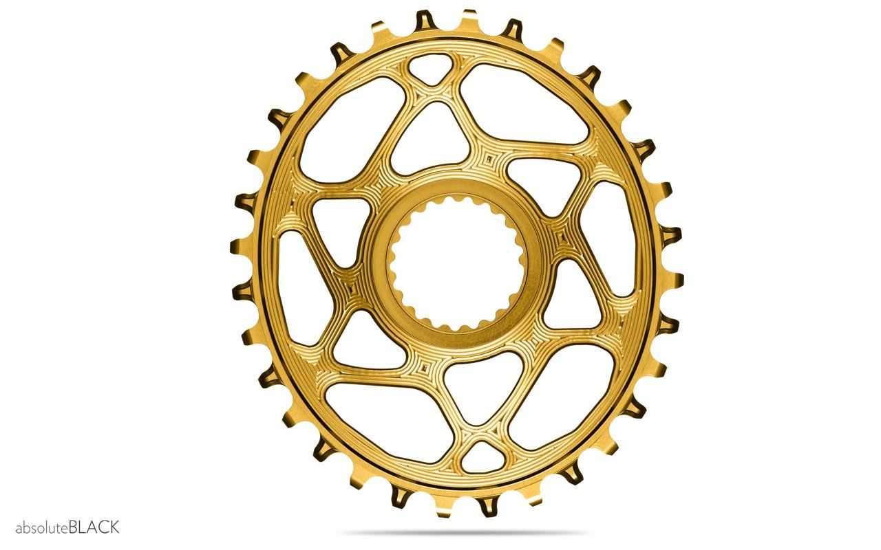 OVAL direct mount chainring for Shimano Cranks, 12spd chain