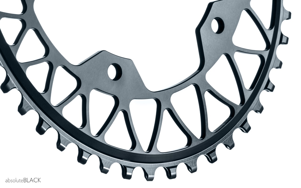 GRAVEL 1X OVAL 110/5 BCD N/W TRACTION CHAINRING