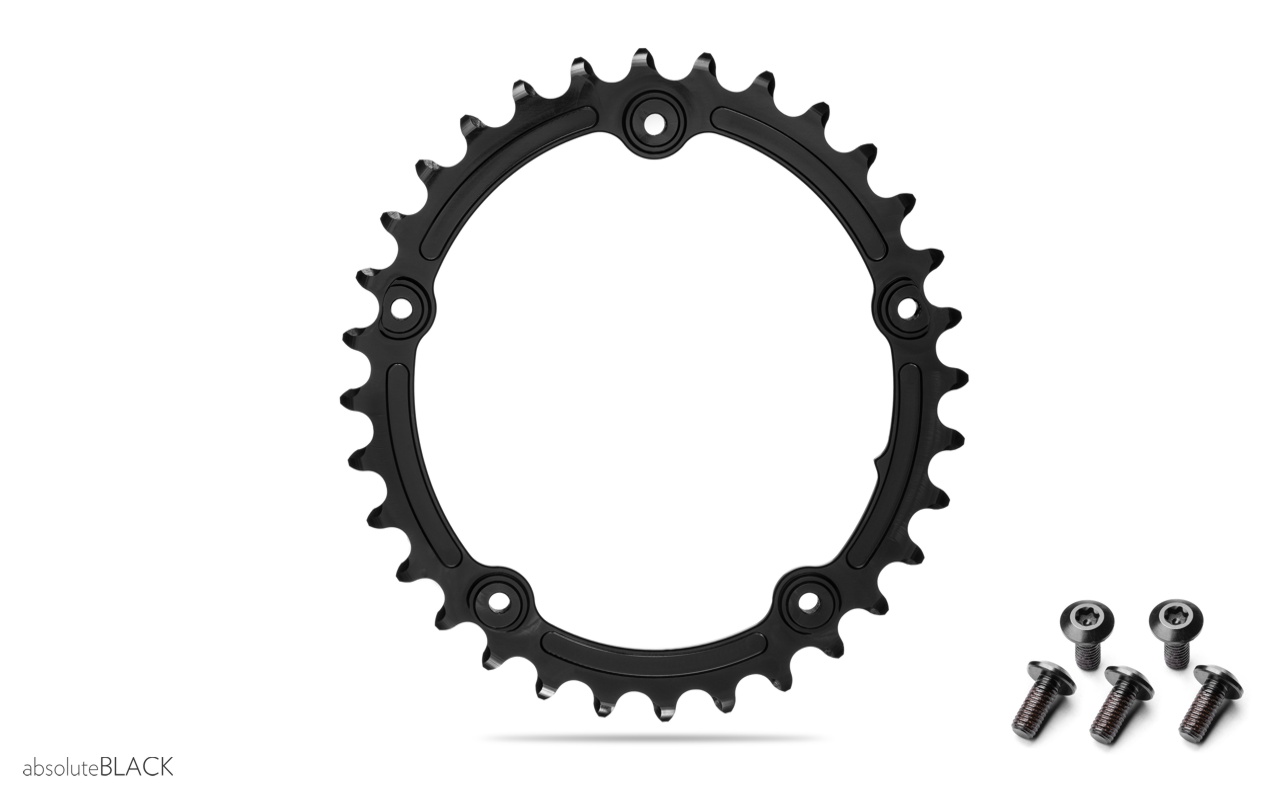 GRAVEL SUB-COMPACT OVAL 110/5, 2X chainrings 48/32T