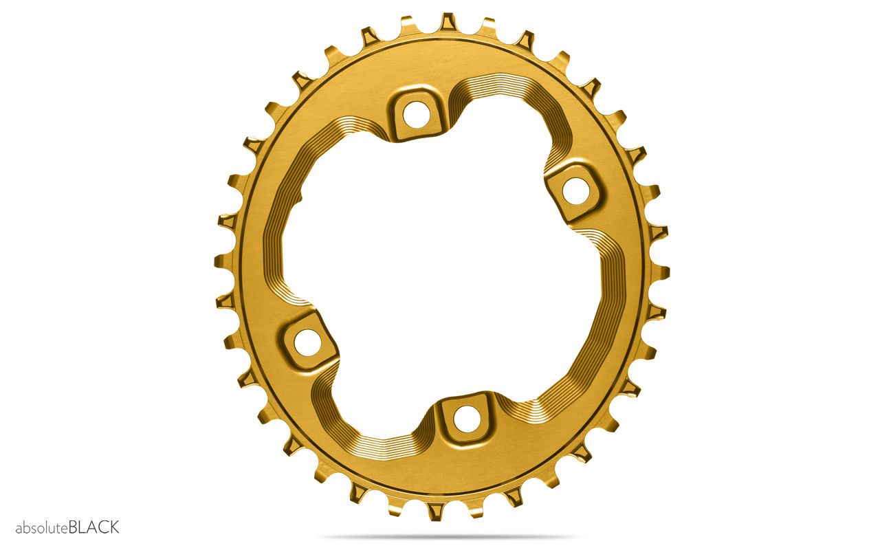 absoluteblack OVAL traction chainring for shimano XT M8000 / SLX M7000