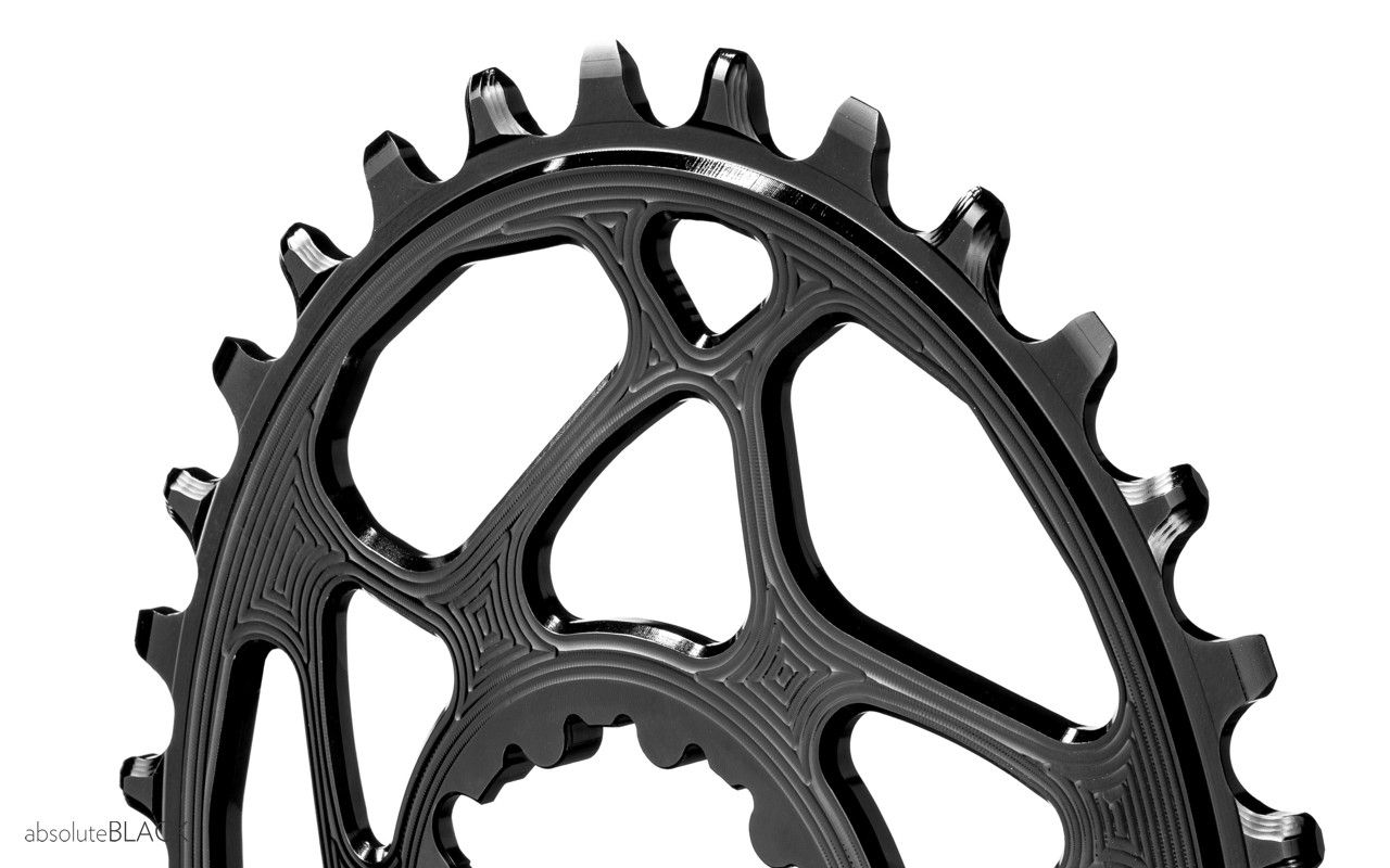 Oval Boost148 Traction chainring for SRAM with Shimano Hyperglide+ 12spd chain