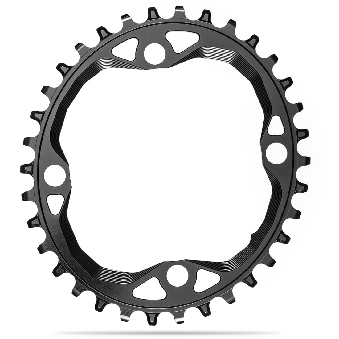 absoluteblack OVAL 104bcd traction chainring for Hyperglide+ 12spd chain