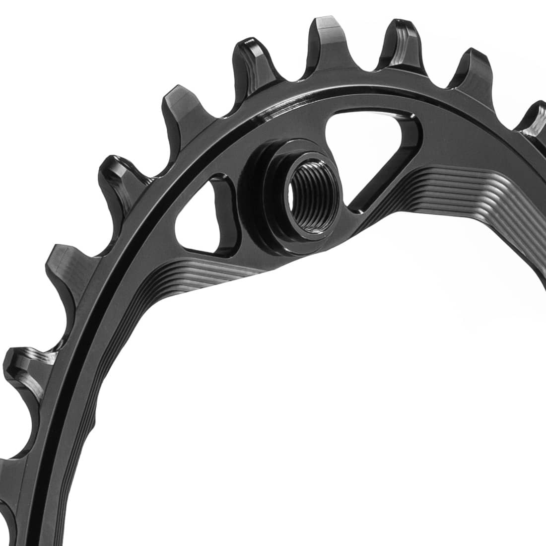 absoluteblack OVAL 104bcd traction chainring for Hyperglide+ 12spd chain