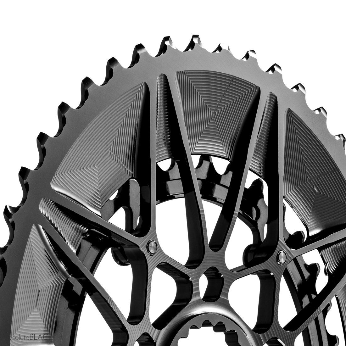 absoluteblack spidering oval chainring for Cannondale sisl