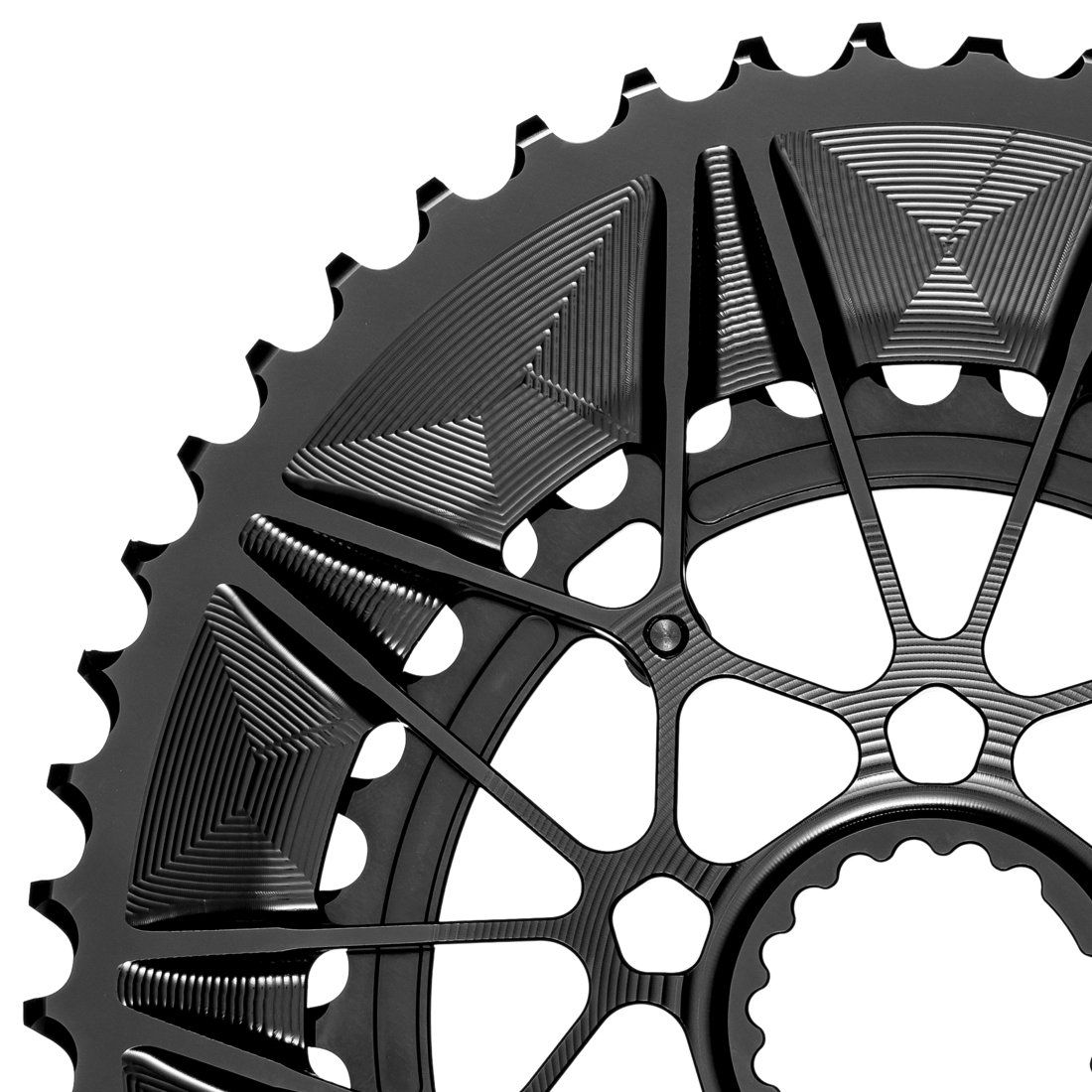 absoluteblack spidering oval chainring for Cannondale sisl