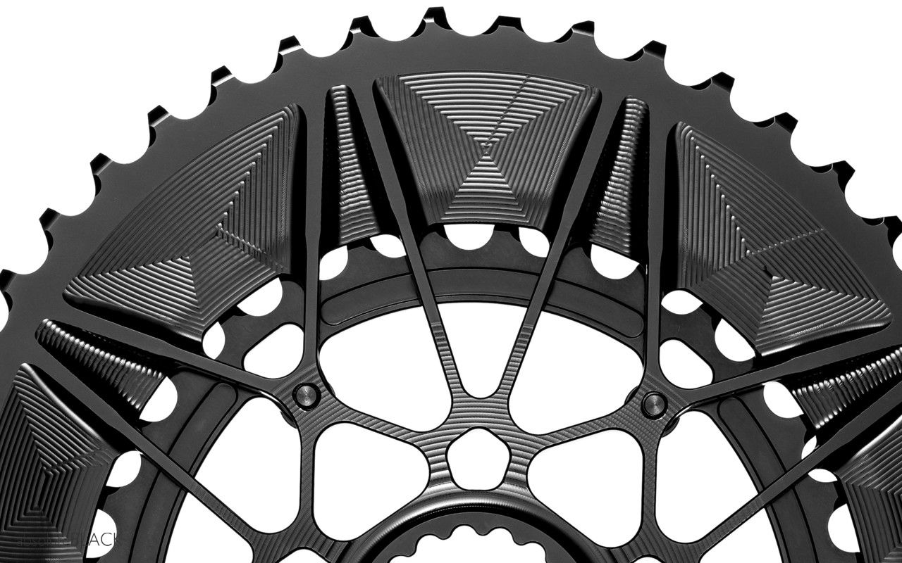 absoluteblack spidering oval chainring for Cannondale sisl