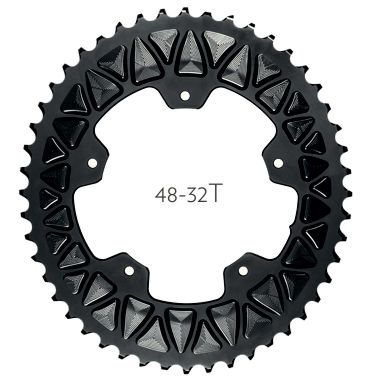 absoluteBLACK 110/5 Sub Compact Oval chainrings