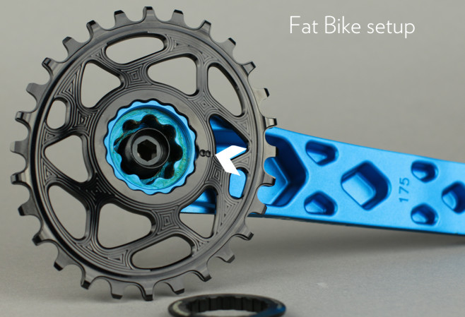 oval bike crank